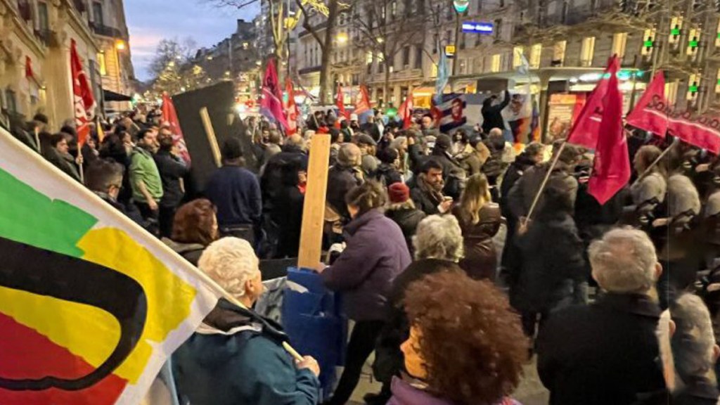 Protestas internacionales contra Milei y su ajuste&nbsp;antisocial