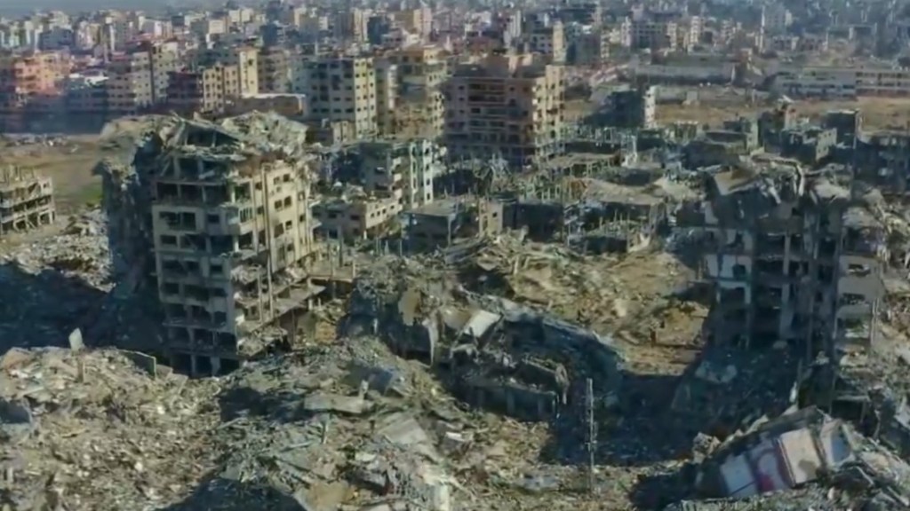 VIDEO: Gaza destruida casi hasta los cimientos, vista desde un&nbsp;dron