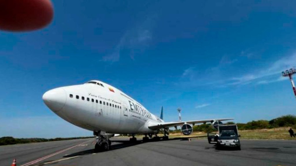 Venezuela rechaza robo de aeronave de Emtrasur por parte de&nbsp;EE.UU.