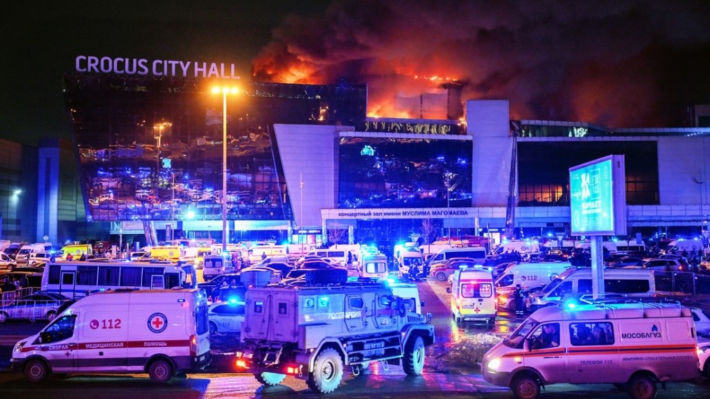 40 muertos y más de 100 heridos en el ataque terrorista en&nbsp;Moscú