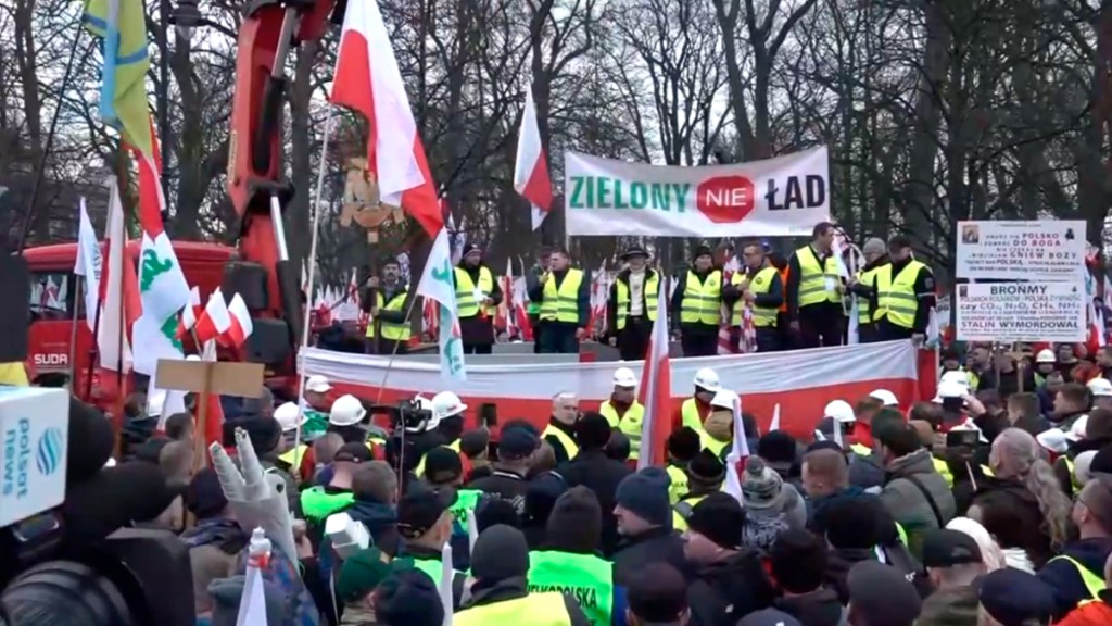 Protesta de los agricultores en&nbsp;Polonia