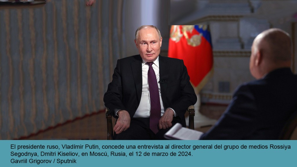 «El baile de los vampiros se está acabando»: lo más destacado de la nueva entrevista de&nbsp;Putin