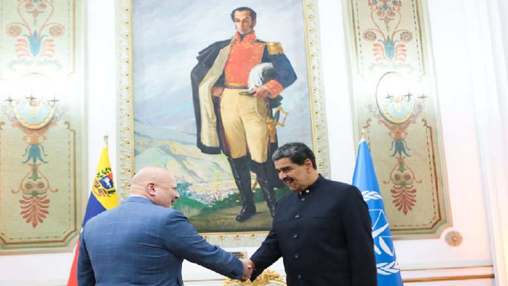 Presidente Maduro se reúne con el fiscal de la CPI Karim Khan en&nbsp;Miraflores