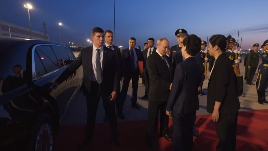 Vladímir Putin llega a China en su primer viaje al extranjero tras la&nbsp;investidura