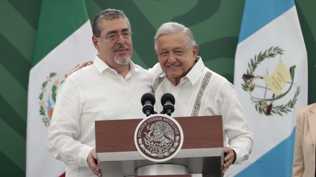 López Obrador y Bernardo Arévalo se reúnen en la frontera&nbsp;común