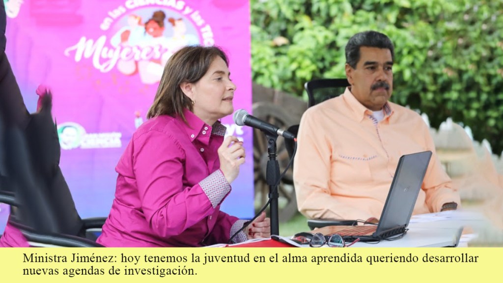 Nicolás Maduro Moros es ciencia + mujeres y&nbsp;tecnología
