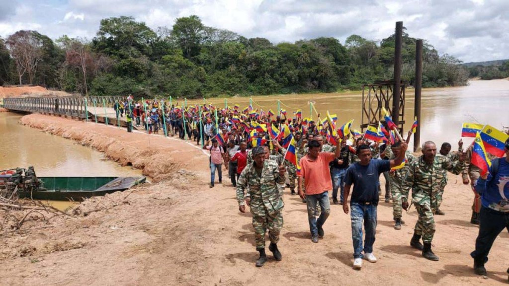 Día histórico: Así fue la inauguración del puente sobre el río Cuyuní en la Guayana&nbsp;Esequiba
