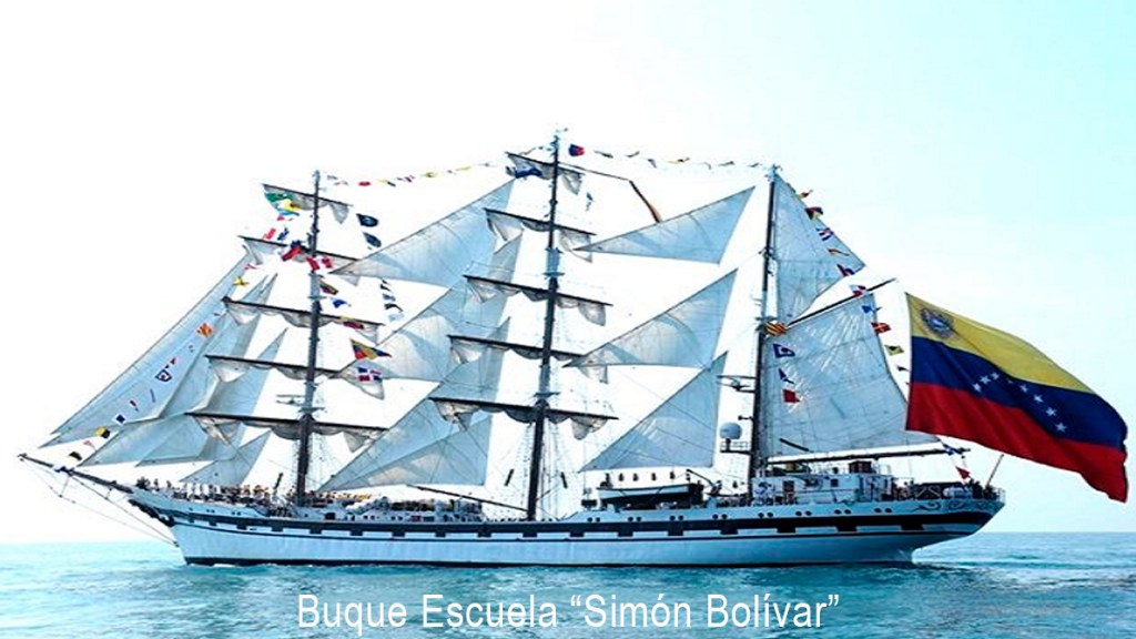 Buque Escuela “Simón Bolívar” se despide de la Isla de Cozumel de&nbsp;México