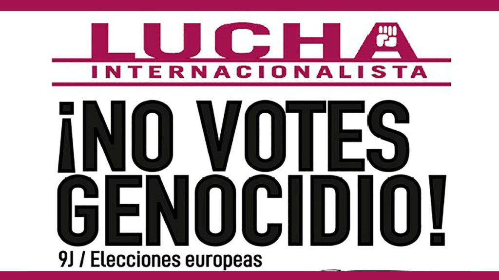 Llegan las elecciones europeas y la lucha en solidaridad con el pueblo palestino atraviesa toda la campaña&nbsp;electoral