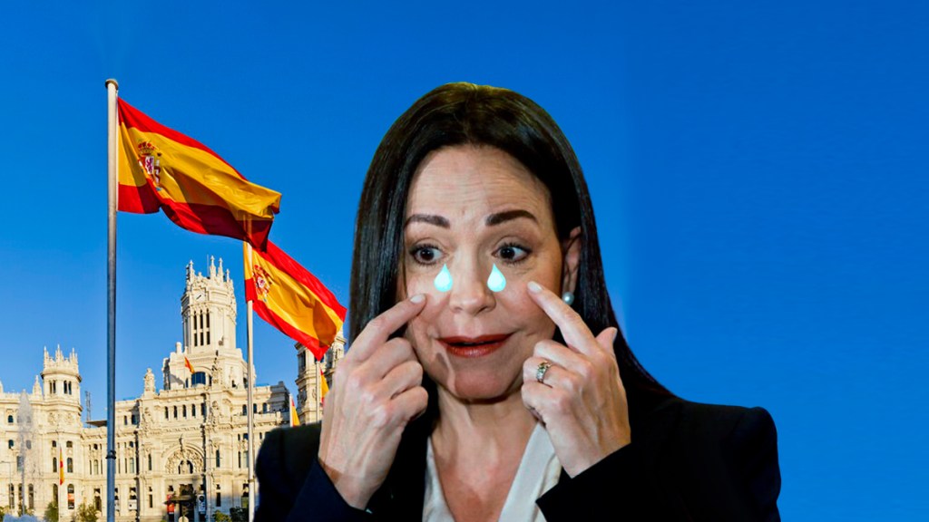 María Corina voló con su lloriqueo a&nbsp;España