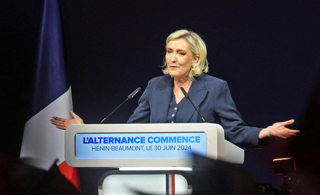 Partido de Le Pen destroza al de Macron en la primera vuelta legislativa, según resultados&nbsp;preliminares