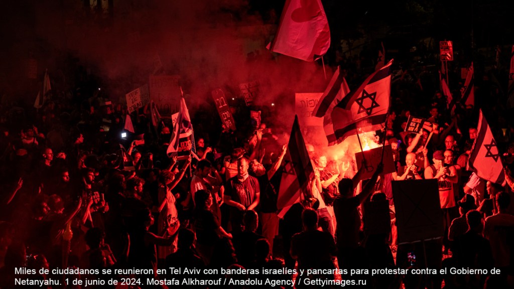 Israel celebra la mayor protesta contra Netanyahu desde el inicio de la guerra en Gaza&nbsp;(VIDEO)