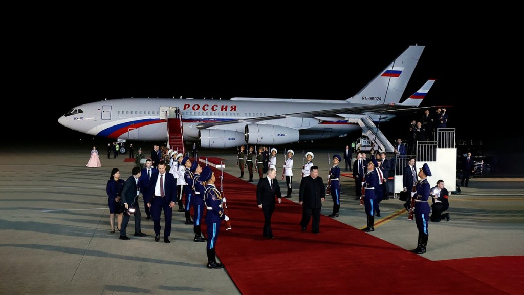 Putin parte de Pionyang rumbo a&nbsp;Hanói