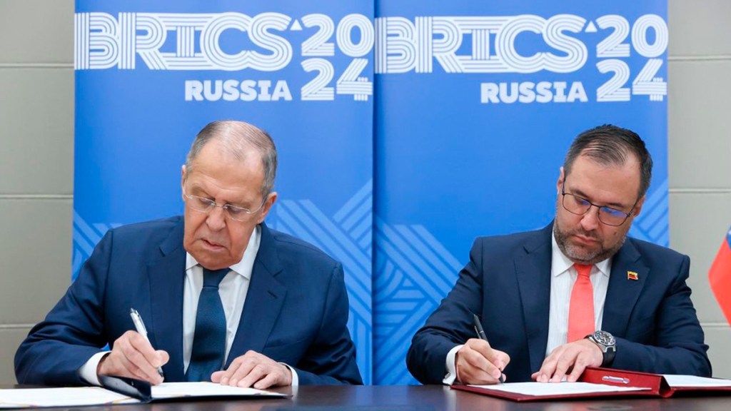 Venezuela y Rusia firman acuerdo para contrarrestar las&nbsp;sanciones