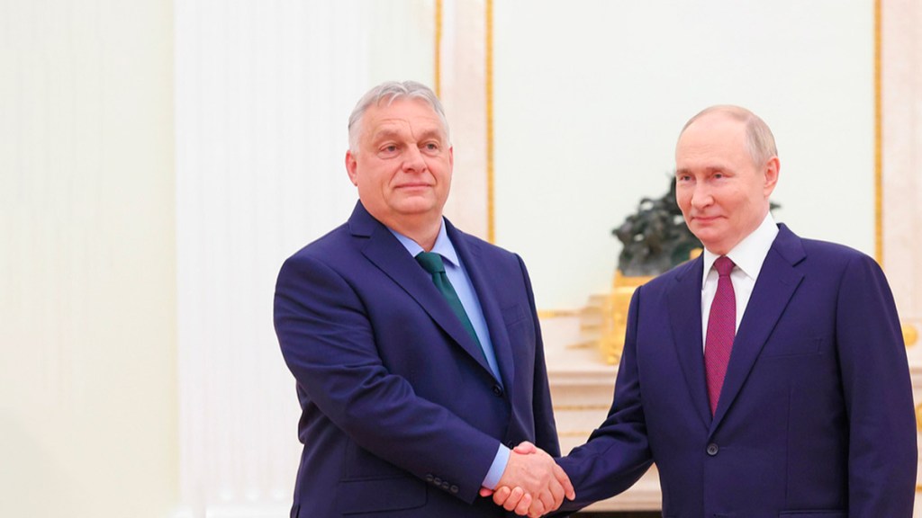 Putin se reúne con el primer ministro húngaro en&nbsp;Moscú