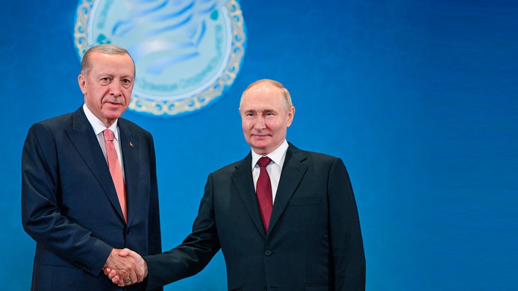Putin se reúne con Erdogan al margen de la cumbre de la&nbsp;OCS