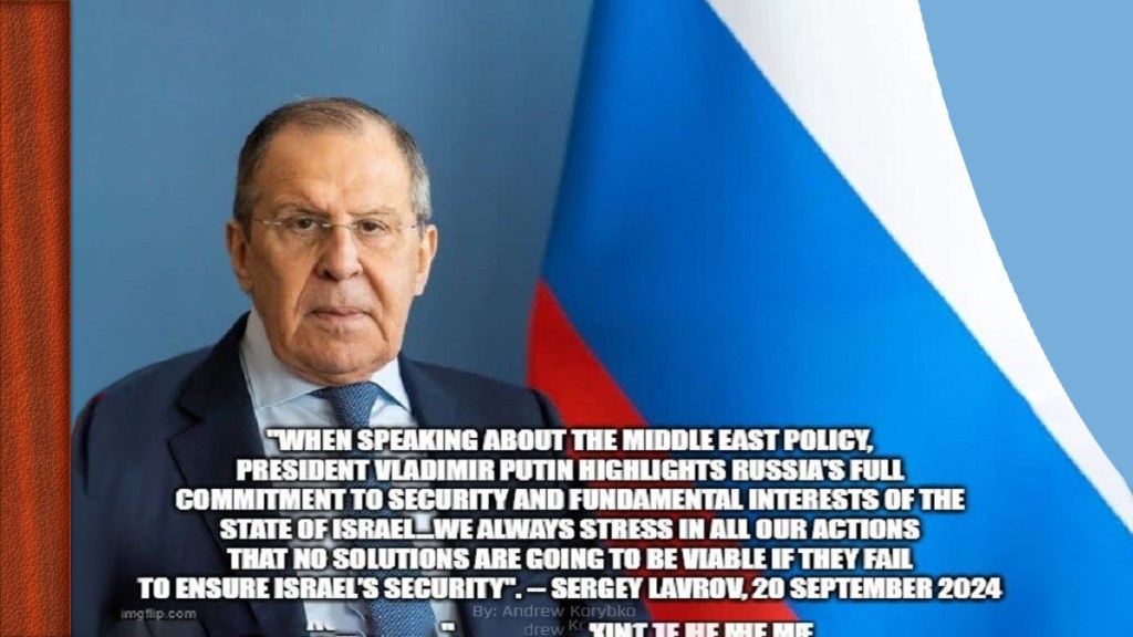 Lavrov recordó al mundo que Rusia está comprometida a garantizar la seguridad de&nbsp;Israel