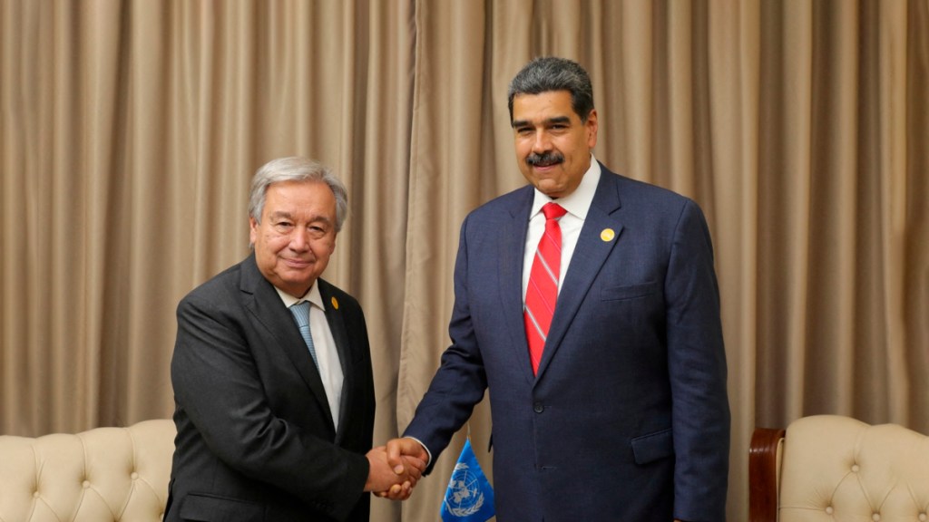 Maduro conversa con el jefe de la ONU sobre&nbsp;Venezuela