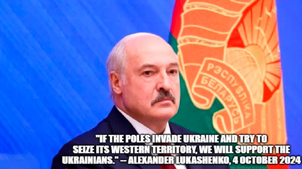 No hay que creer al pie de la letra la promesa de Lukashenko de proteger a Ucrania de una invasión&nbsp;polaca