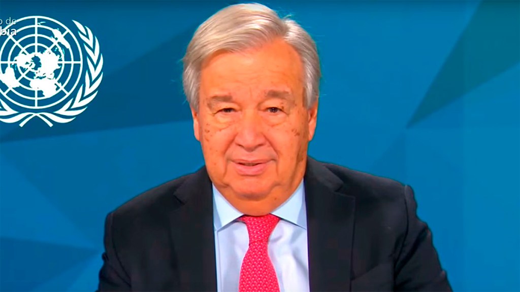 Nuestra tarea en esta COP es pasar de las palabras a los hechos: secretario general de las Naciones Unidas, António&nbsp;Guterres