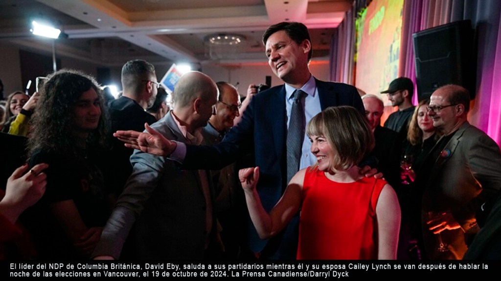 Canadá. El vicegobernador de la Columbia Británica pide a Eby del NDP que forme&nbsp;gobierno