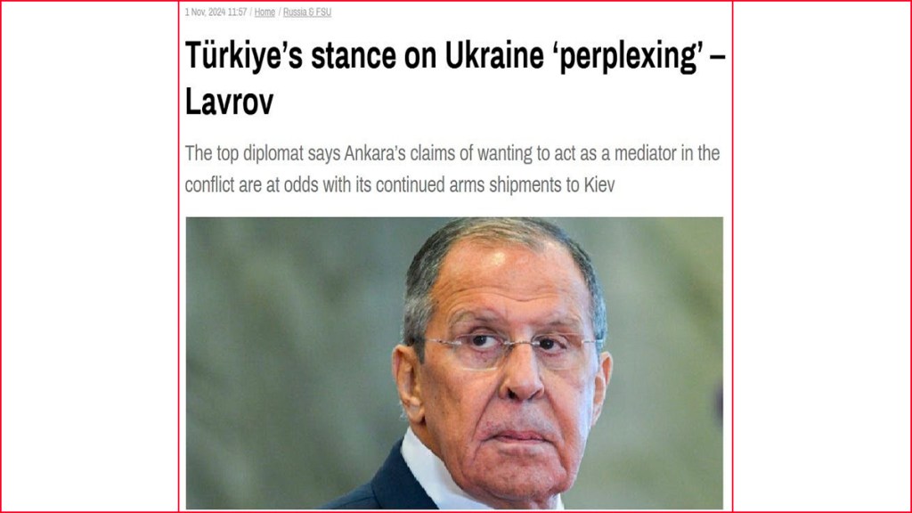 Lavrov no debería estar “perplejo” por la postura de Turquía ante el conflicto&nbsp;ucraniano