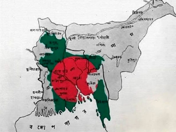 Un mapa provocador compartido por el asistente especial del líder de Bangladesh hizo afirmaciones a la&nbsp;India