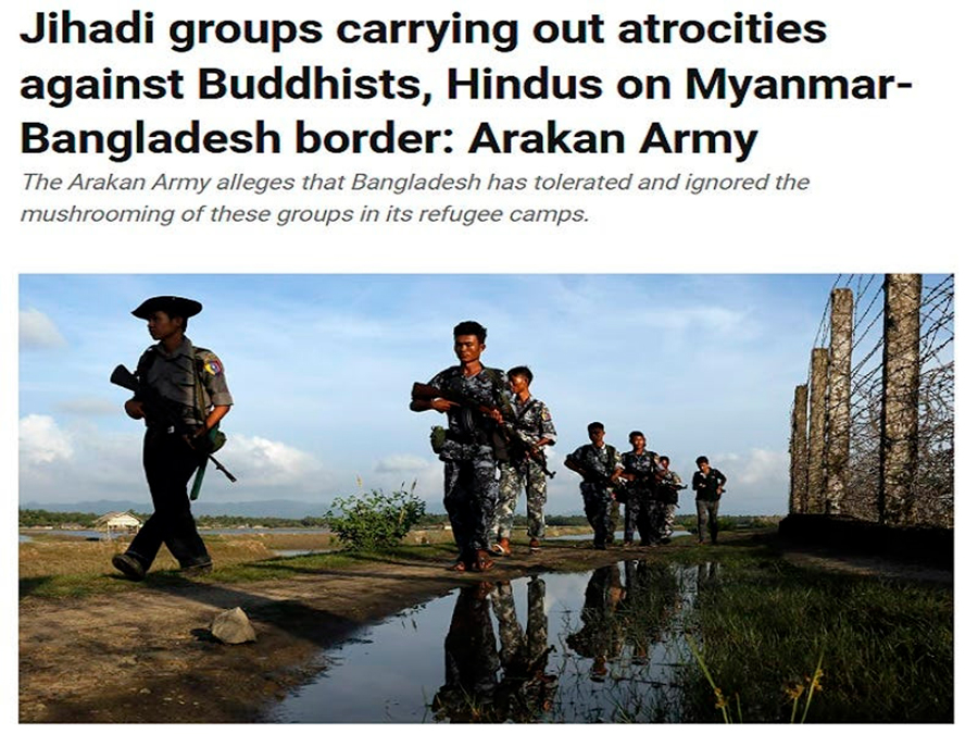 La toma de la frontera con Bangladesh por parte del Ejército de Arakan podría provocar una crisis con&nbsp;Dacca