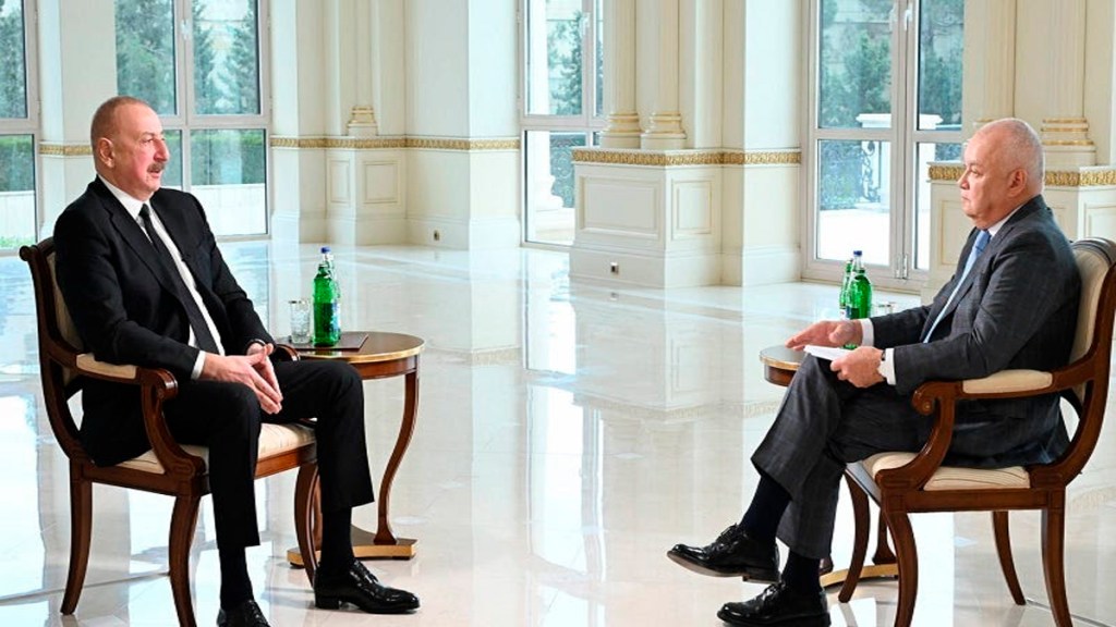 El presidente de Azerbaiyán reafirmó la alianza de su país con&nbsp;Rusia