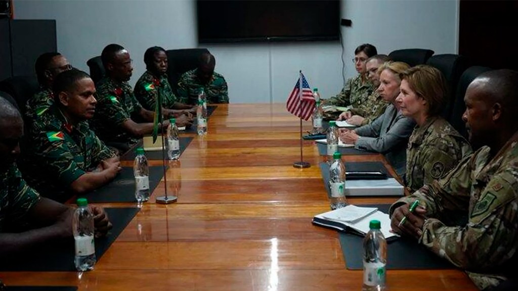 Venezuela tacha de «inaceptable» la ejecución de instalaciones militares de EEUU en&nbsp;Guyana