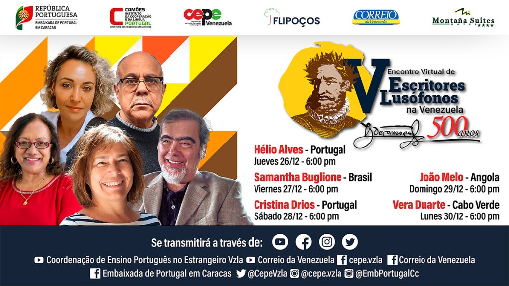 V Encuentro Virtual de Escritores Lusófonoscelebra Camões y la diversidad&nbsp;literaria