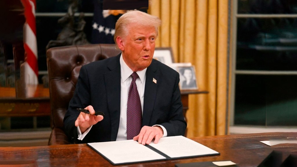 Trump dice que los aranceles del 25 por ciento a Canadá y México podrían llegar el 1 de&nbsp;febrero