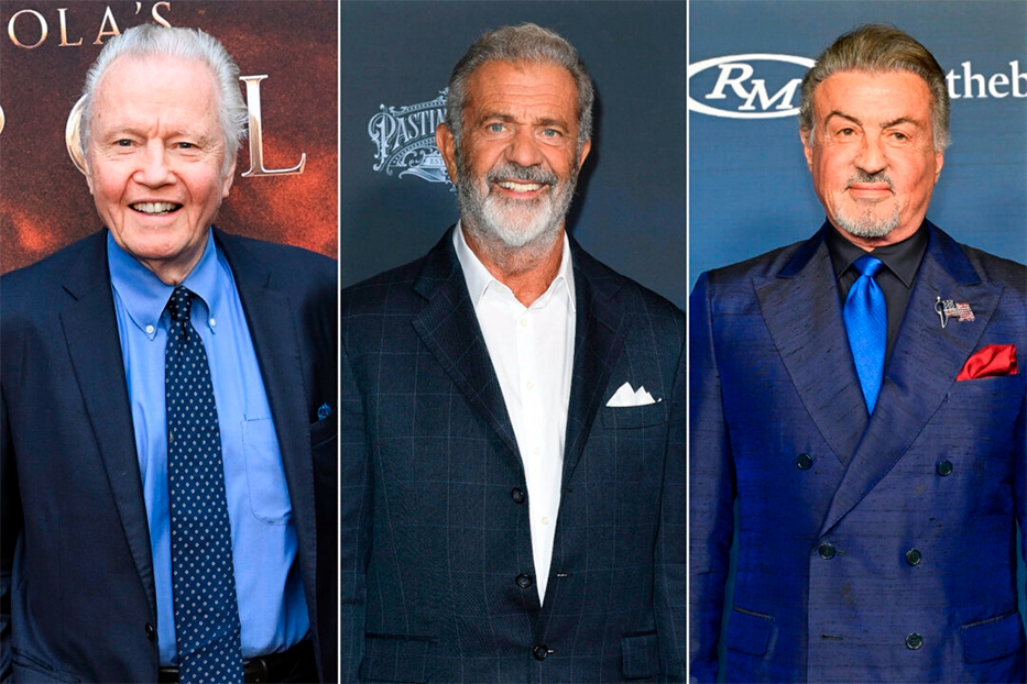Trump elige a Jon Voight, Mel Gibson y Sylvester Stallone como enviados especiales para restaurar la «Edad de Oro» de&nbsp;Hollywood