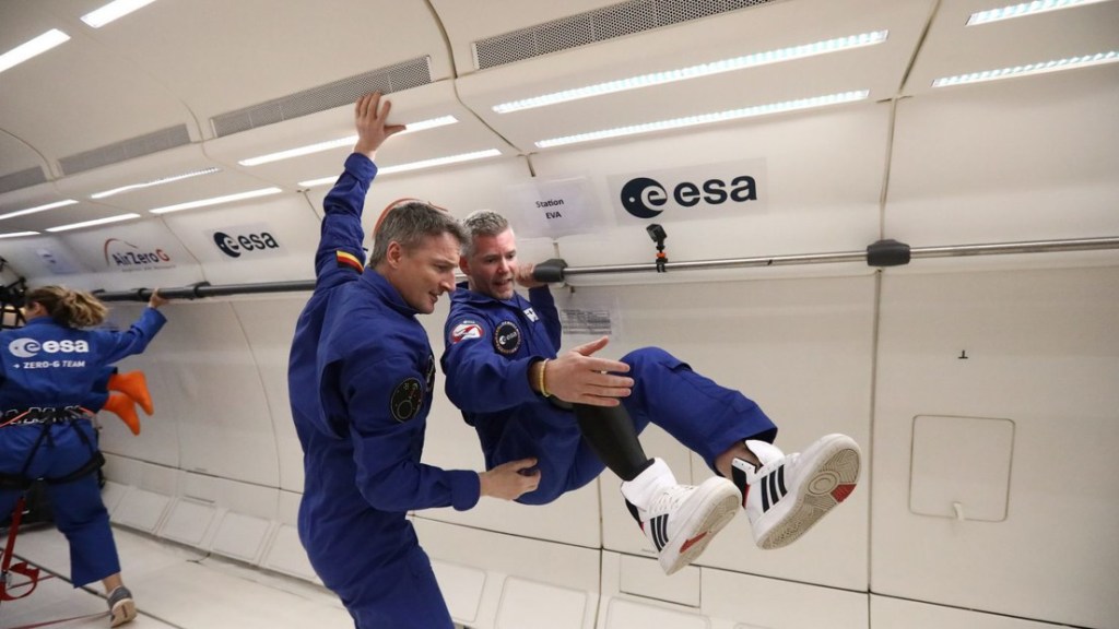 El primer astronauta con discapacidad se prepara para su misión en la&nbsp;EEI