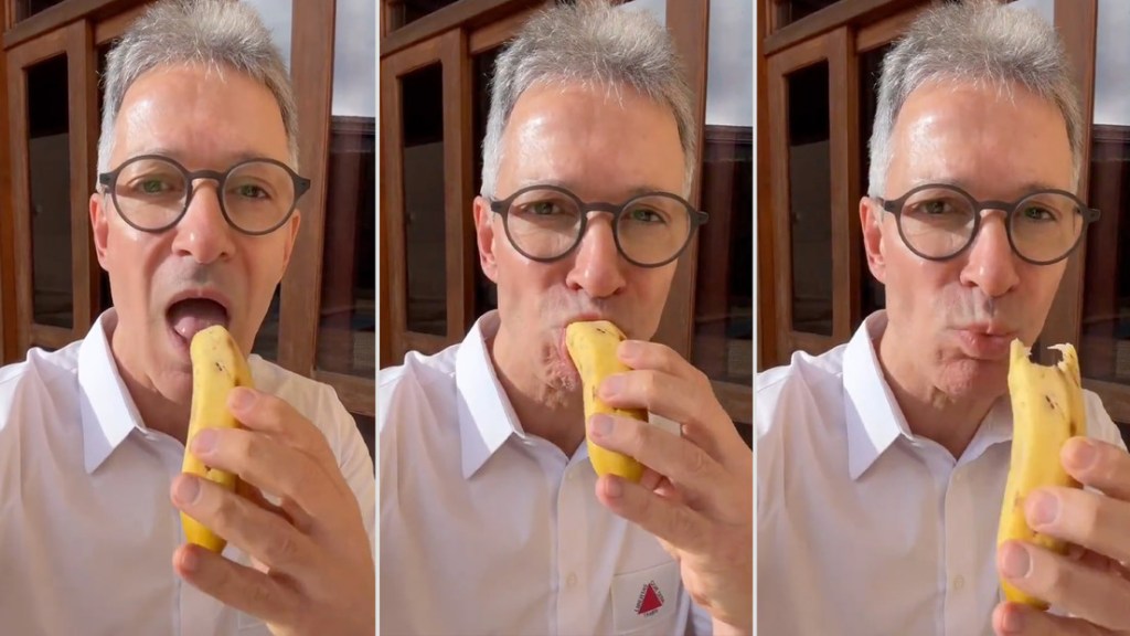 Gobernador brasileño recomienda comer bananas con cáscara por esta razón&nbsp;(VIDEO)