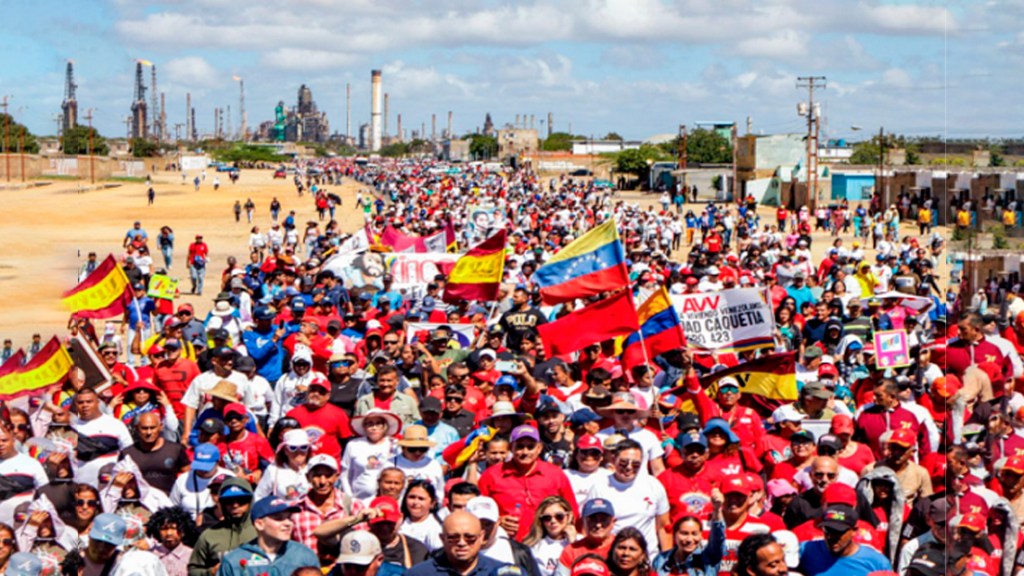 Marcha de los Claveles Rojos recordó los 40 años de la siembra de Alí Primera&nbsp;(VIDEO)