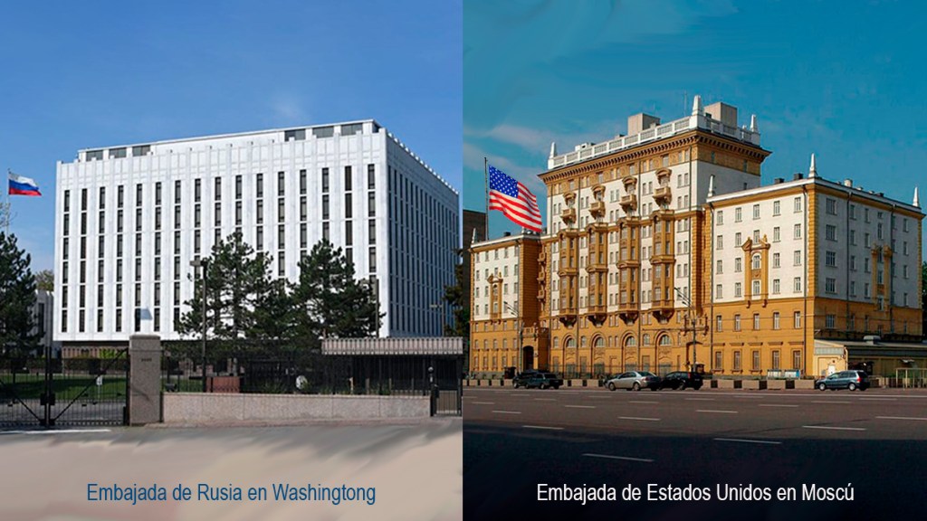 Rusia y EE.UU. acuerdan restablecer al personal de sus&nbsp;embajadas