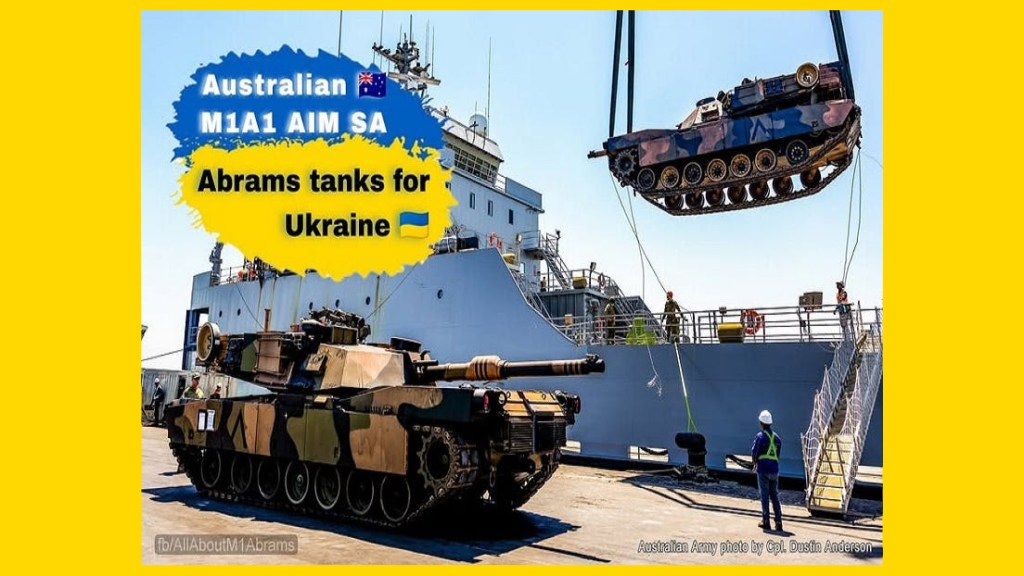 Análisis de las complicaciones reportadas en el traslado del tanque Abrams de Australia a&nbsp;Ucrania