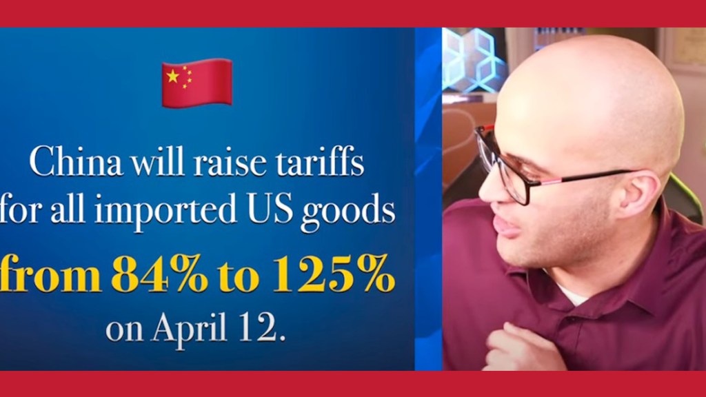 China aumentó los aranceles de 84% al 125% a los productos importados de USA&nbsp;(VIDEO)
