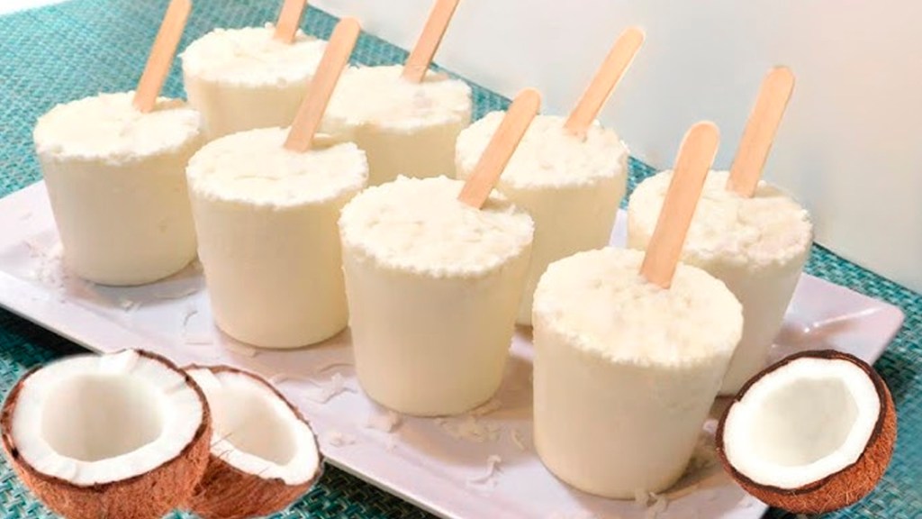 Helado de coco