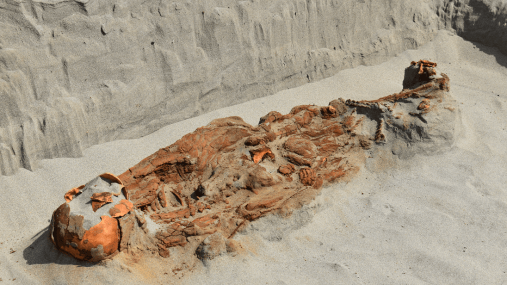 Hallan cuerpos de 2.300 años enterrados de forma «extraña» en este país&nbsp;latinoamericano