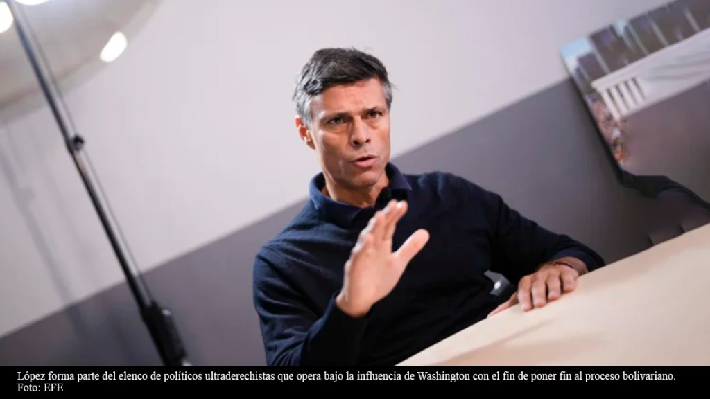 Ultraderechista Leopoldo López vuelve a pedir invasión militar de EE.UU. en&nbsp;Venezuela