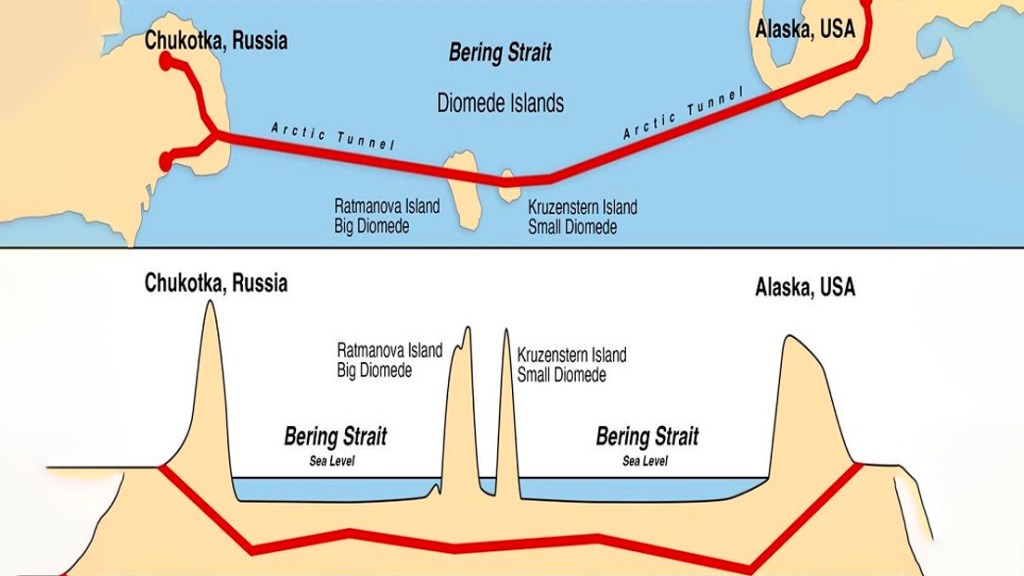 El túnel del estrecho de Bering probablemente seguirá siendo una&nbsp;quimera
