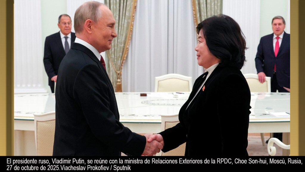 Putin se reúne en el Kremlin con la canciller de la&nbsp;RPDC