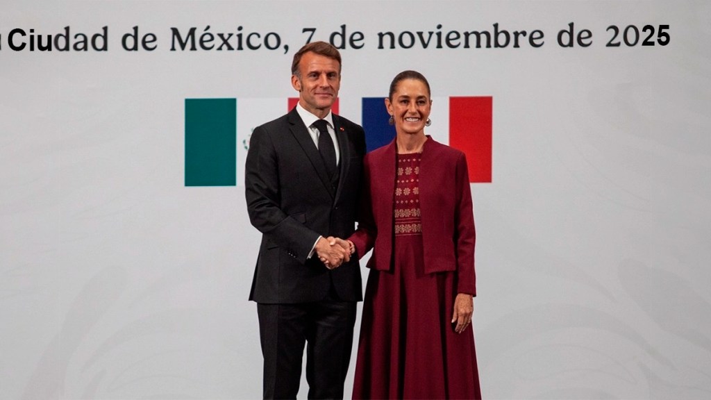 Sheinbaum y Macron se pronuncian por respeto a soberanía de los Estados y atención a causas de la violencia&nbsp;(+Video)