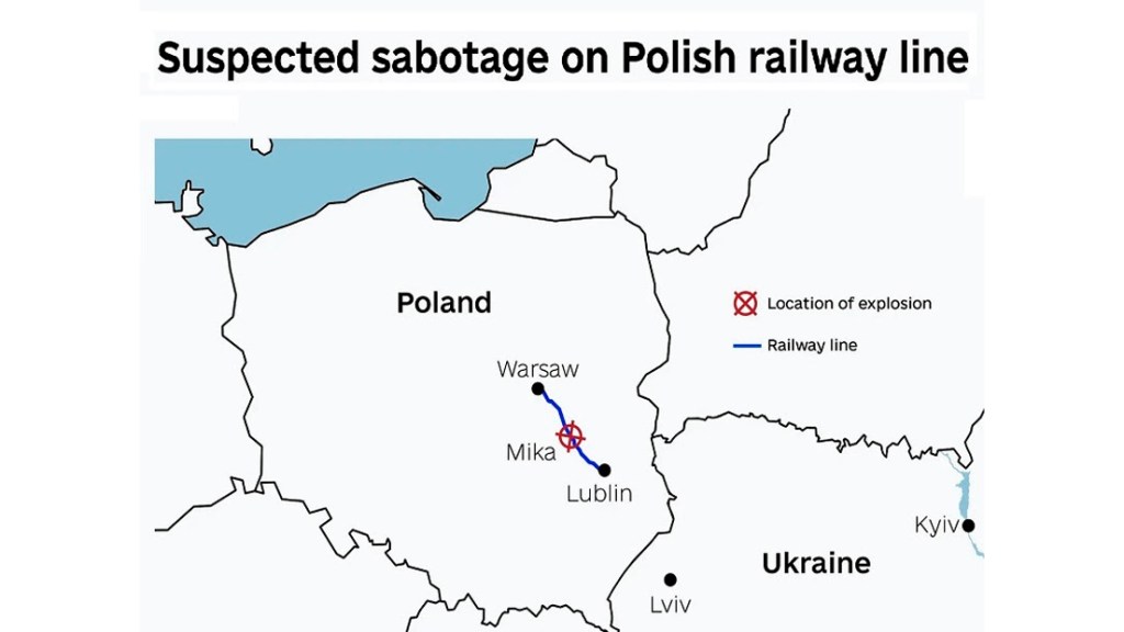 El incidente de sabotaje ferroviario en Polonia es altamente&nbsp;sospechoso.