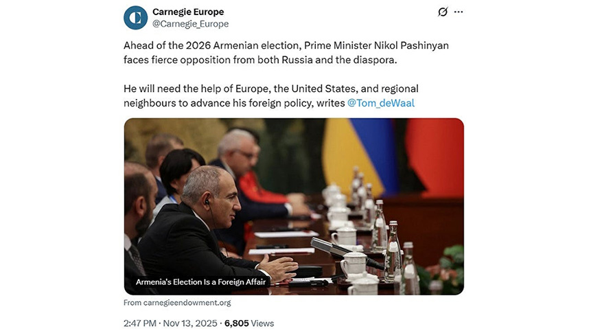 Las próximas elecciones parlamentarias de Armenia se perfilan como otro punto&nbsp;álgido