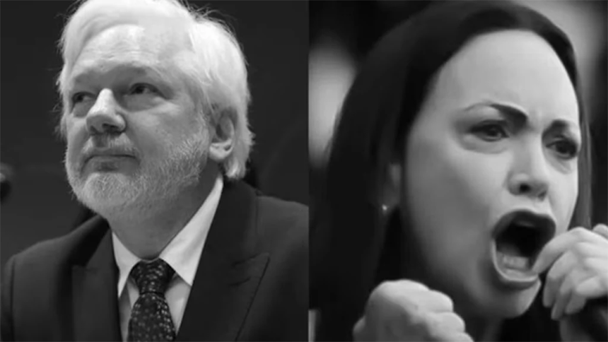 Julian Assange demanda a la Fundación Nobel por «facilitar crímenes de guerra» al premiar a María Corina&nbsp;Machado