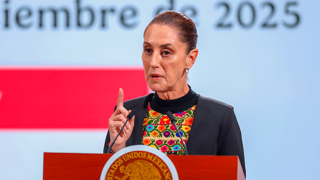 El llamado de Sheinbaum frente a los que claman por «una intervención&nbsp;externa»