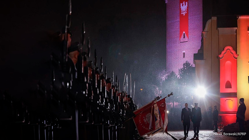 Nawrocki aludió con fuerza a la importante amenaza no militar que Alemania representa para&nbsp;Polonia.